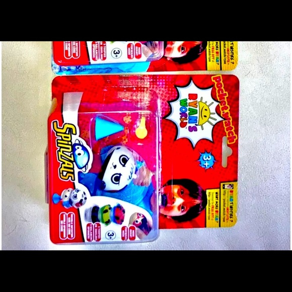 Ryan's World Watch Spinzals lot of 3 - Picture 2 of 3